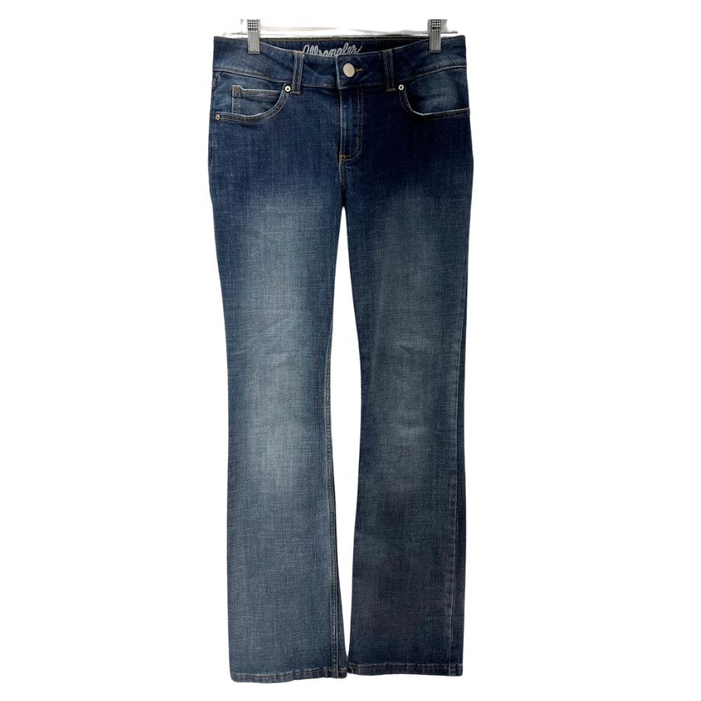 Women's Wrangler Bootcut Demin Blue Jeans Size 7 x 34